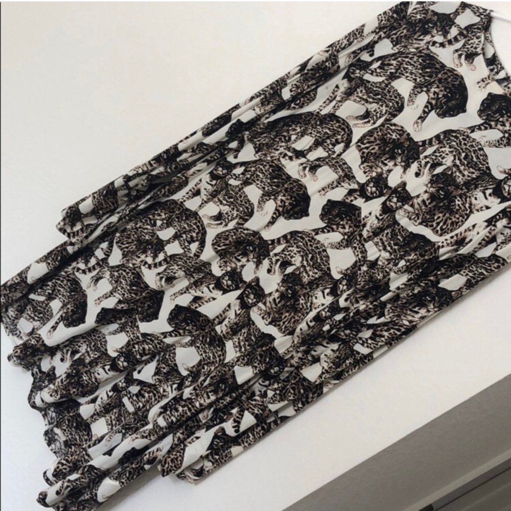 H&M Bengal cats flowy dress